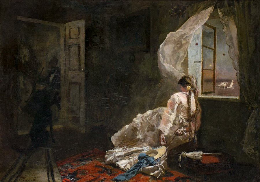 Wieczór letni, 1875 olej na płótnie Muzeum Narodowe w Poznaniu